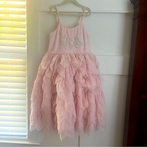 NWT Masala Kids Beaded Tulle Dress
